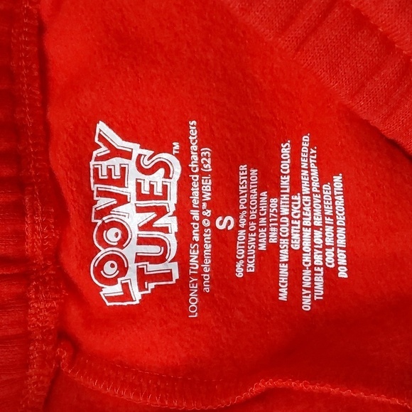 Women's Looney Tunes Graphic Flare Lounge Pants | Small - Picture 7 of 9